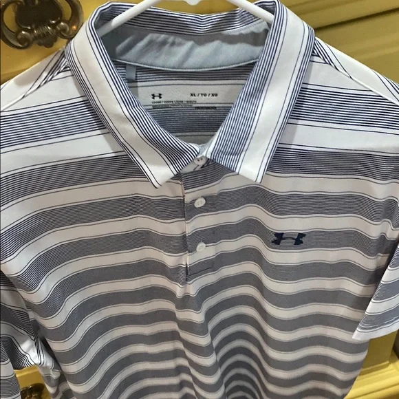 Under Armour Dual Striped Polo Set of 2 - Size XL Loose BUNDLE DEAL!! - Picture 5 of 8
